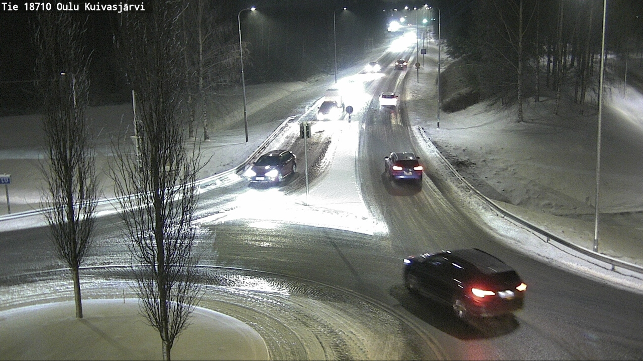 Weather Camera Image road 18710 Oulu Kuivasjärvi, Oulu, Pohjois-Pohjanmaa
