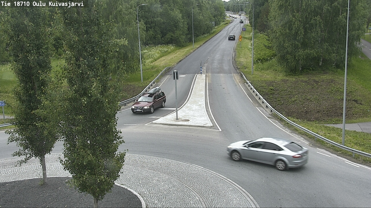 Weather Camera Image väg 18710 Oulu Kuivasjärvi, Oulu, Pohjois-Pohjanmaa