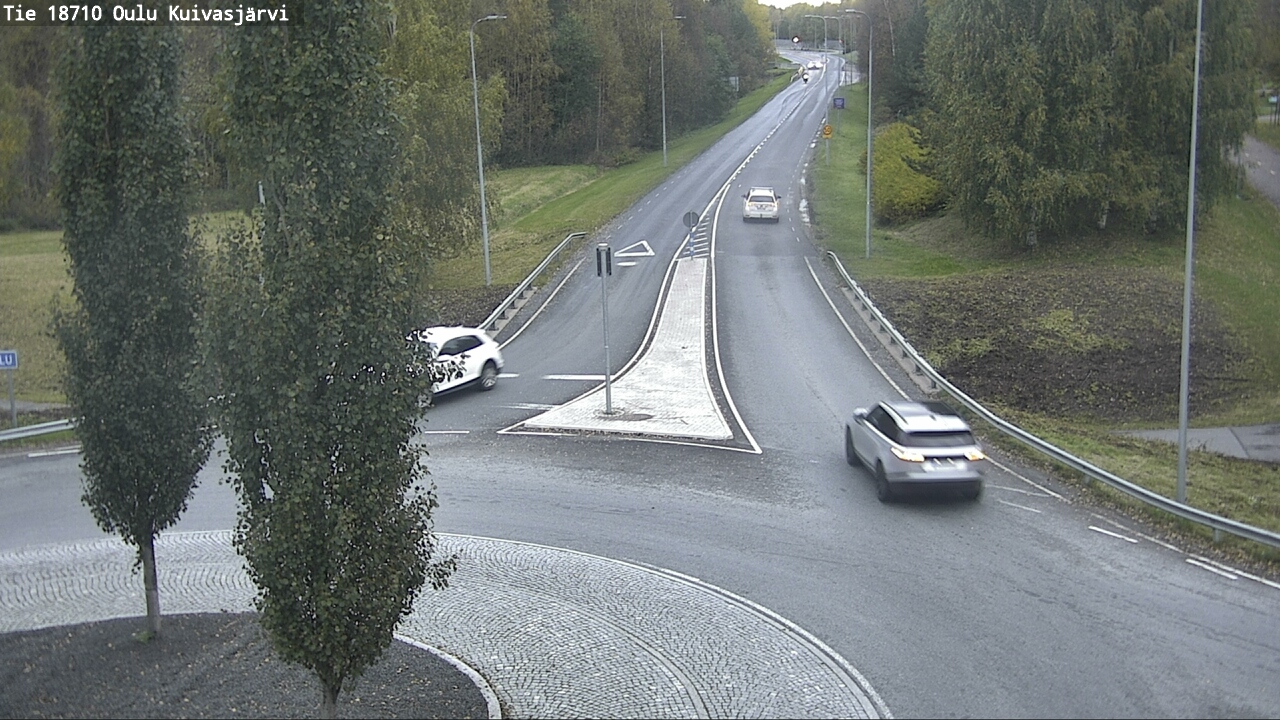 Weather Camera Image väg 18710 Oulu Kuivasjärvi, Oulu, Pohjois-Pohjanmaa