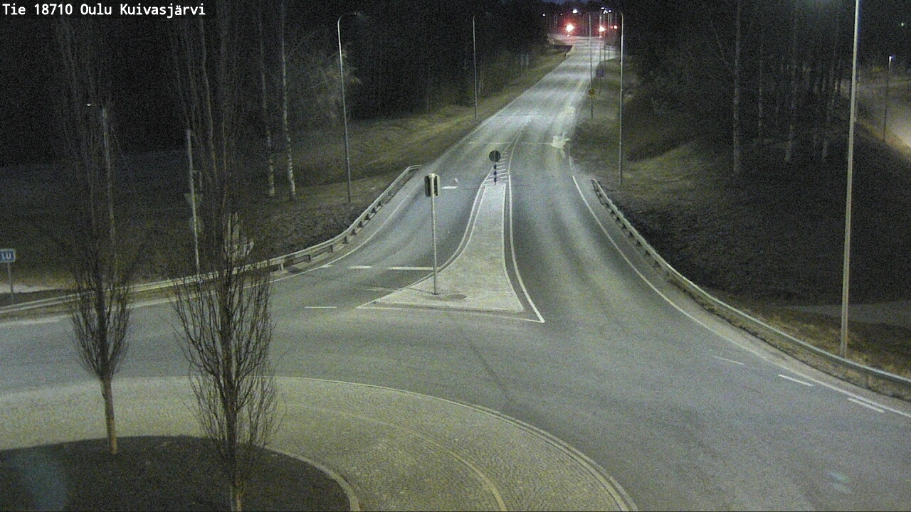 Weather Camera Image väg 18710 Oulu Kuivasjärvi, Oulu, Pohjois-Pohjanmaa