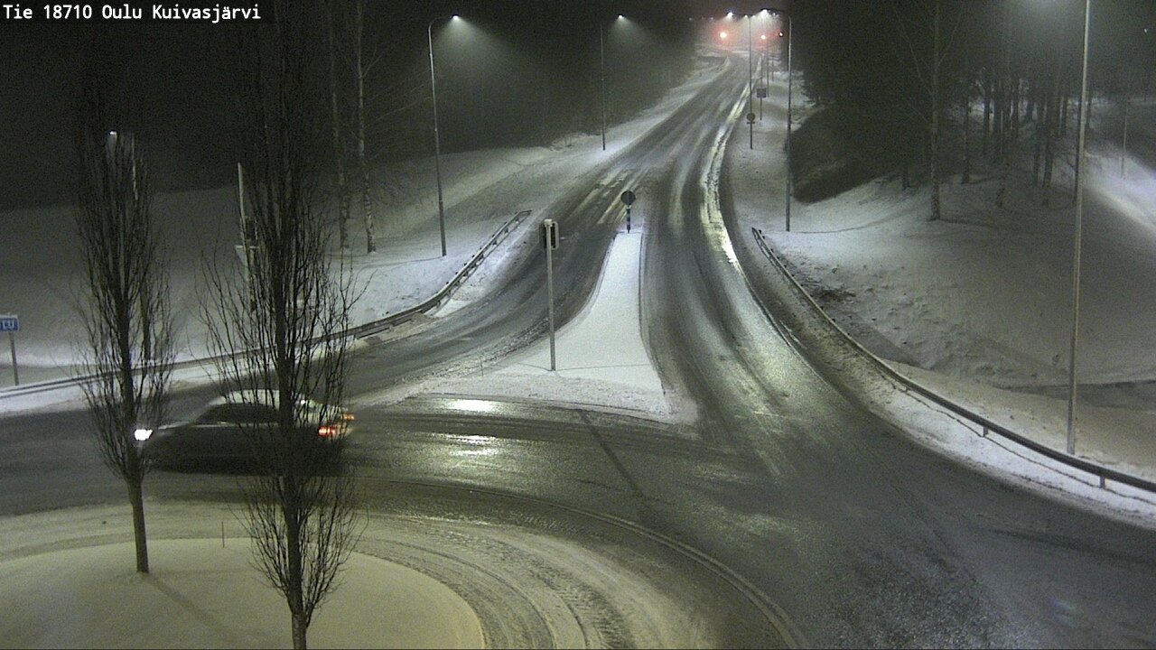 Weather Camera Image road 18710 Oulu Kuivasjärvi, Oulu, Pohjois-Pohjanmaa