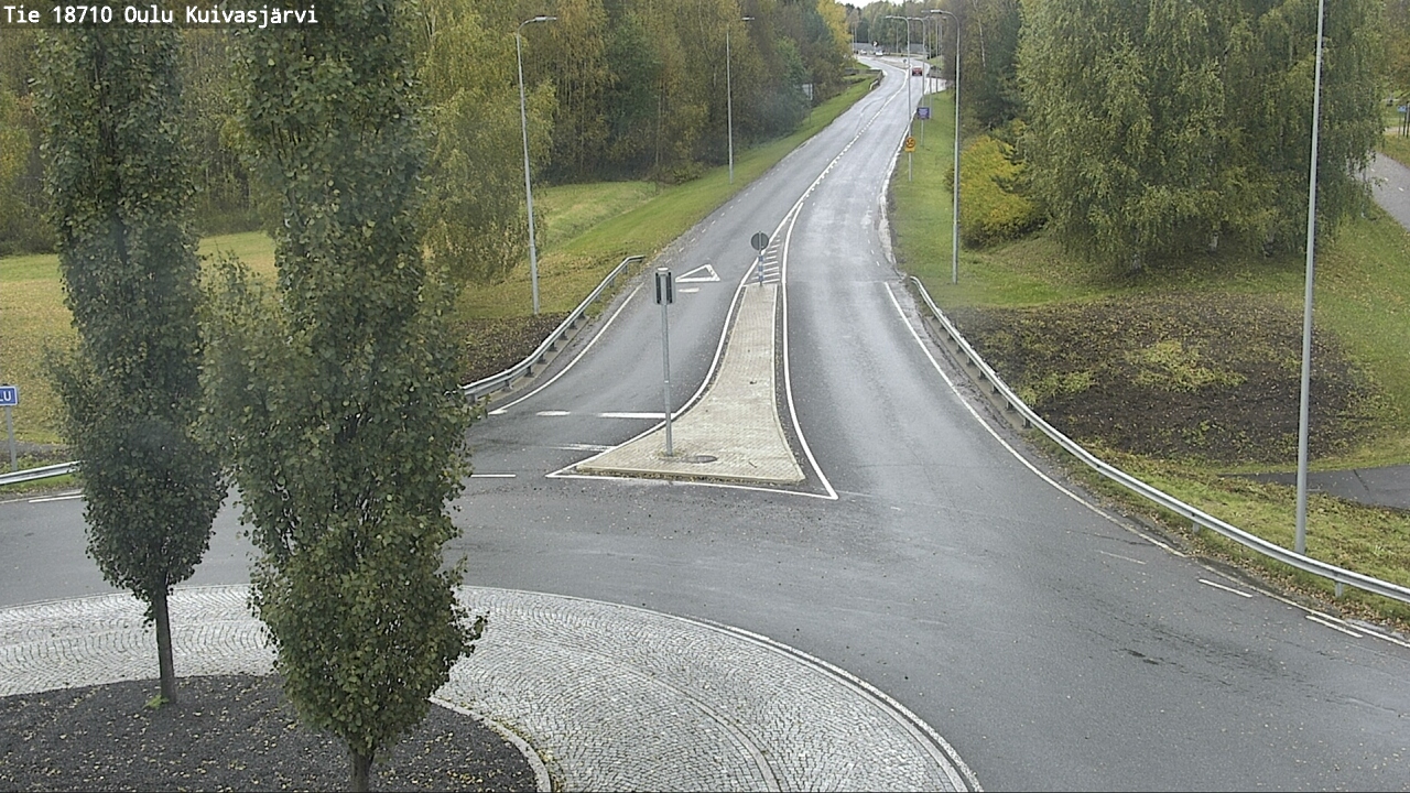 Weather Camera Image road 18710 Oulu Kuivasjärvi, Oulu, Pohjois-Pohjanmaa