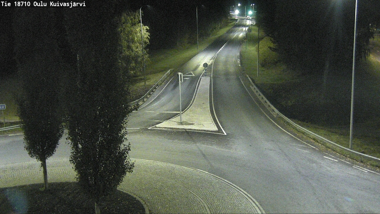 Weather Camera Image väg 18710 Oulu Kuivasjärvi, Oulu, Pohjois-Pohjanmaa