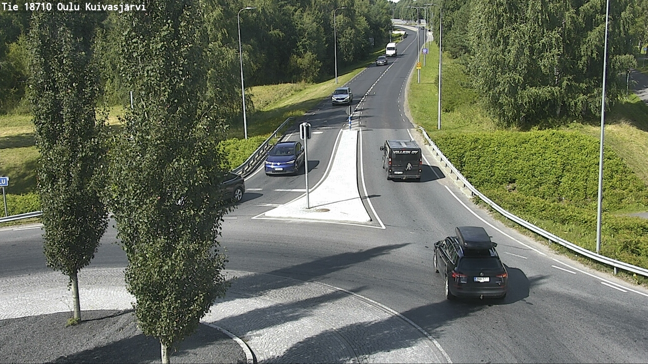 Weather Camera Image väg 18710 Oulu Kuivasjärvi, Oulu, Pohjois-Pohjanmaa