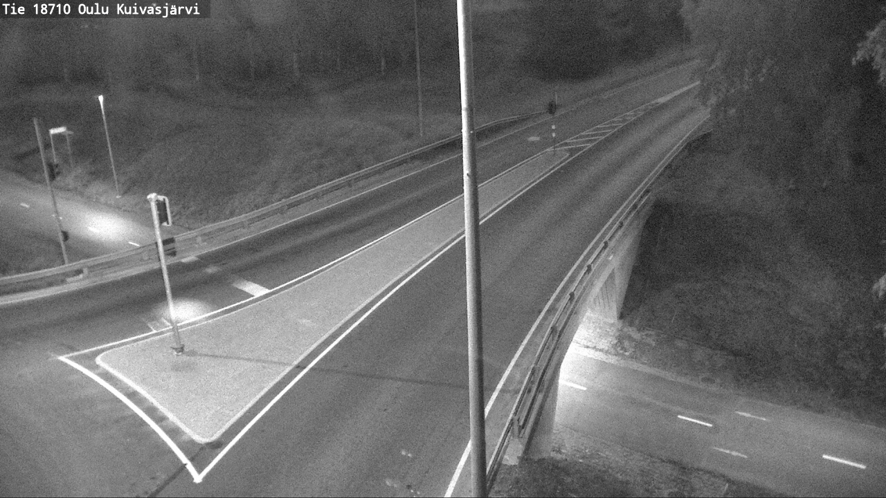 Weather Camera Image road 18710 Oulu Kuivasjärvi, Oulu, Pohjois-Pohjanmaa