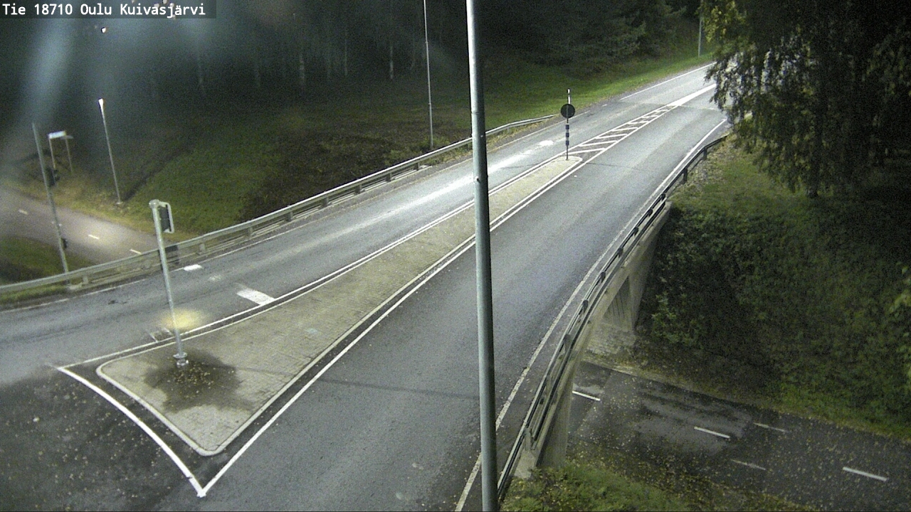 Weather Camera Image väg 18710 Oulu Kuivasjärvi, Oulu, Pohjois-Pohjanmaa