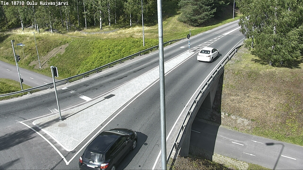 Weather Camera Image road 18710 Oulu Kuivasjärvi, Oulu, Pohjois-Pohjanmaa