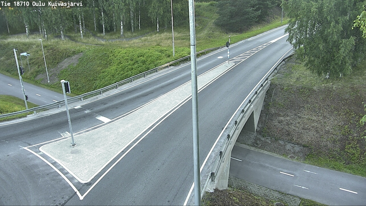 Weather Camera Image road 18710 Oulu Kuivasjärvi, Oulu, Pohjois-Pohjanmaa
