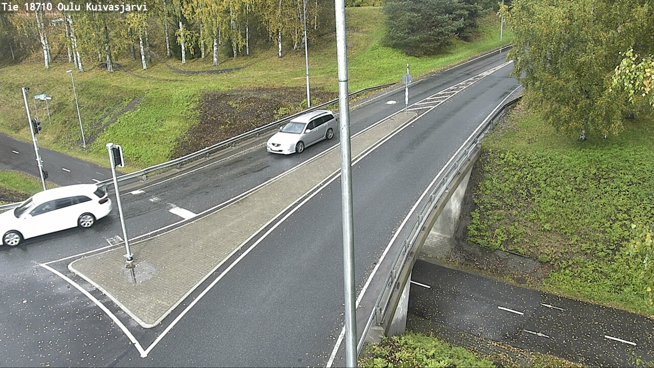 Weather Camera Image väg 18710 Oulu Kuivasjärvi, Oulu, Pohjois-Pohjanmaa
