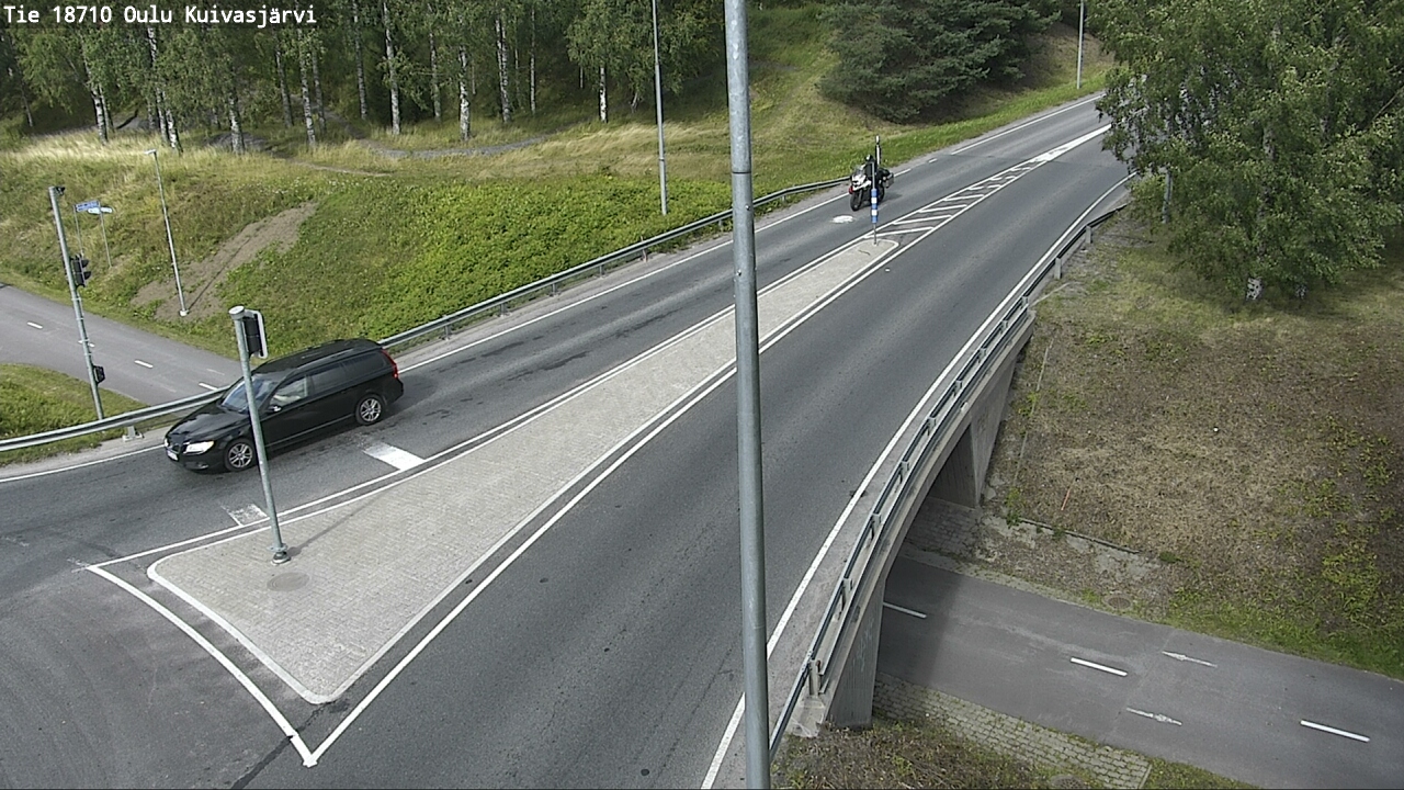 Weather Camera Image road 18710 Oulu Kuivasjärvi, Oulu, Pohjois-Pohjanmaa