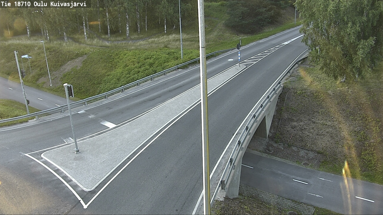 Weather Camera Image road 18710 Oulu Kuivasjärvi, Oulu, Pohjois-Pohjanmaa