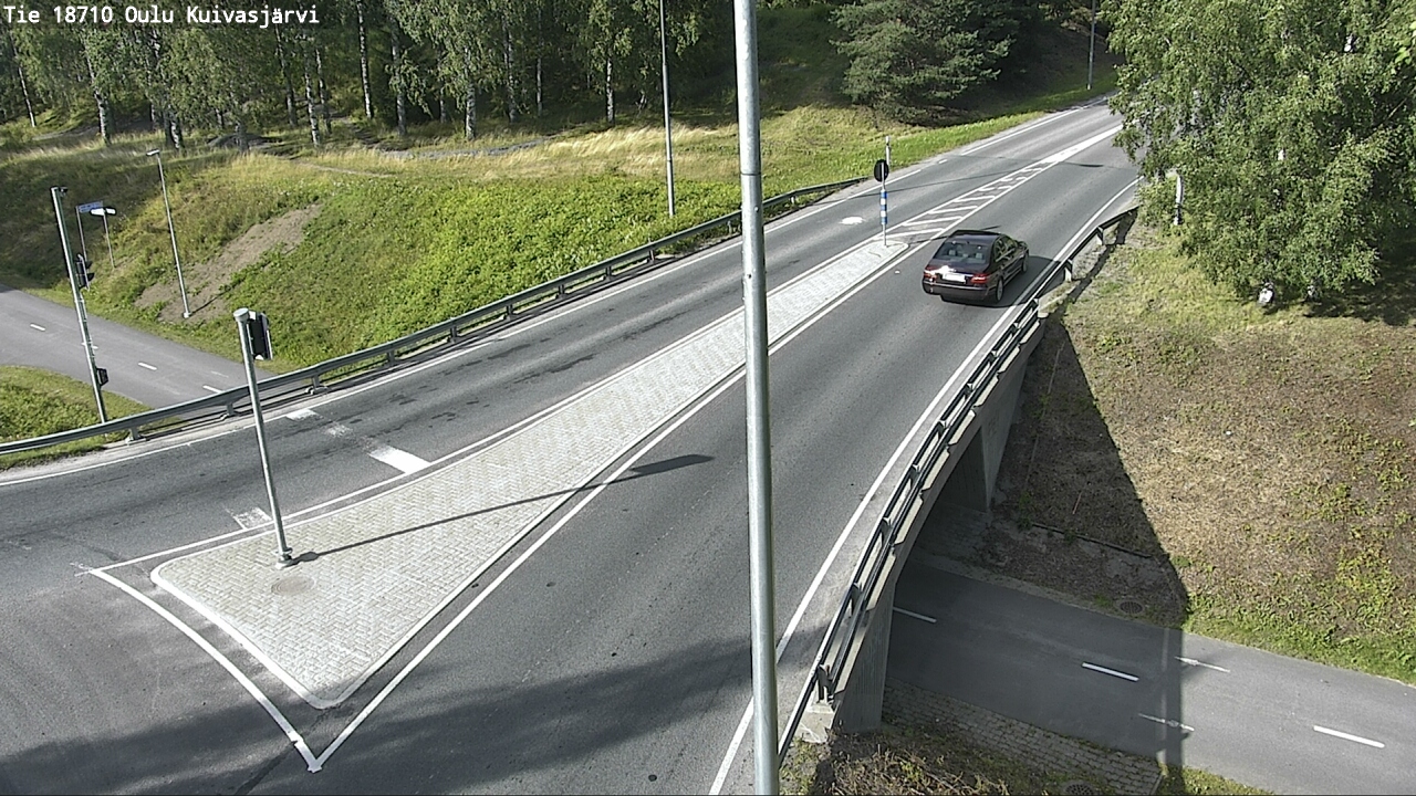 Weather Camera Image road 18710 Oulu Kuivasjärvi, Oulu, Pohjois-Pohjanmaa