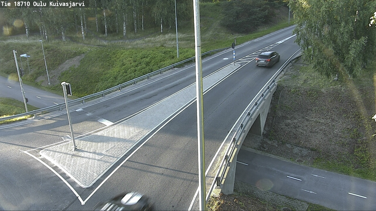 Weather Camera Image road 18710 Oulu Kuivasjärvi, Oulu, Pohjois-Pohjanmaa