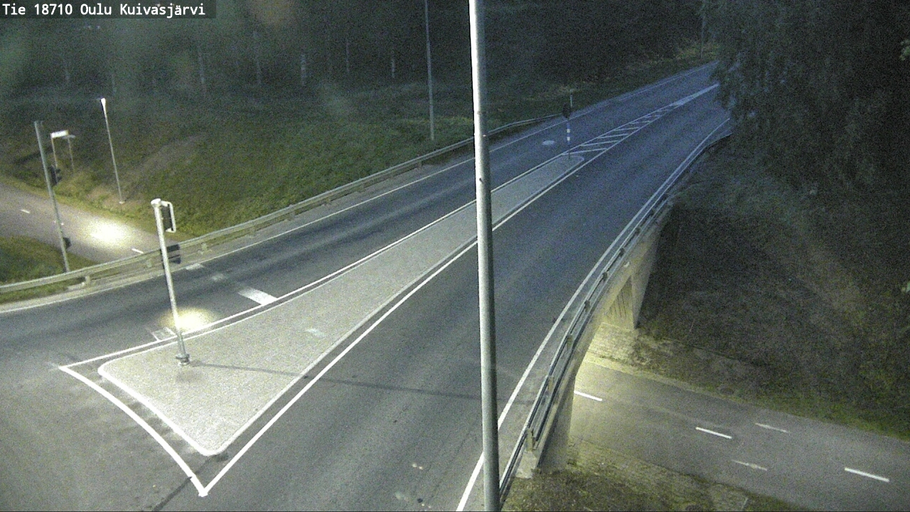 Weather Camera Image road 18710 Oulu Kuivasjärvi, Oulu, Pohjois-Pohjanmaa