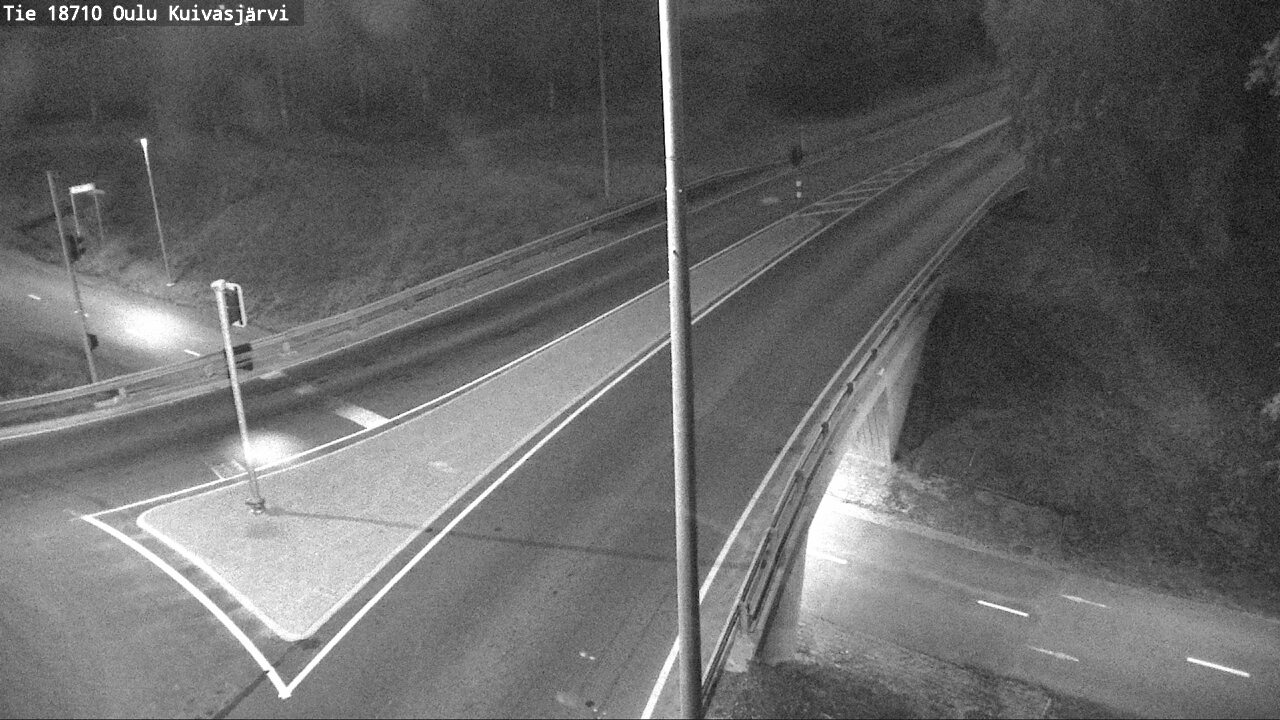 Weather Camera Image road 18710 Oulu Kuivasjärvi, Oulu, Pohjois-Pohjanmaa