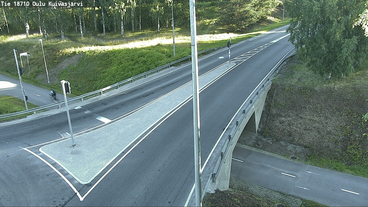Weather Camera Image road 18710 Oulu Kuivasjärvi, Oulu, Pohjois-Pohjanmaa