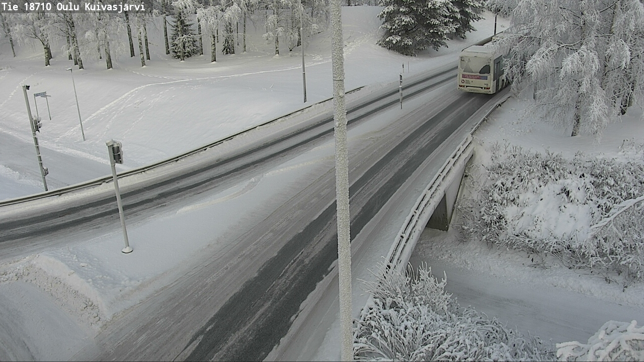 Weather Camera Image road 18710 Oulu Kuivasjärvi, Oulu, Pohjois-Pohjanmaa