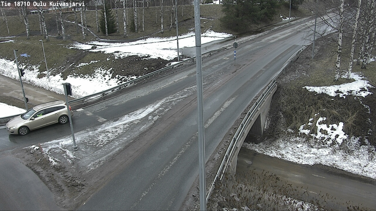 Weather Camera Image road 18710 Oulu Kuivasjärvi, Oulu, Pohjois-Pohjanmaa
