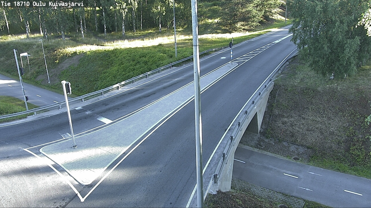 Weather Camera Image road 18710 Oulu Kuivasjärvi, Oulu, Pohjois-Pohjanmaa