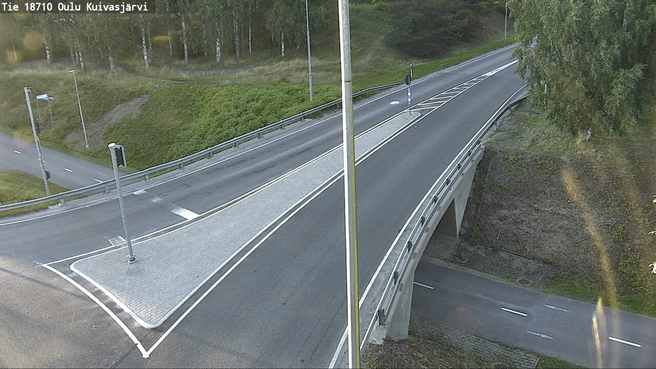Weather Camera Image road 18710 Oulu Kuivasjärvi, Oulu, Pohjois-Pohjanmaa