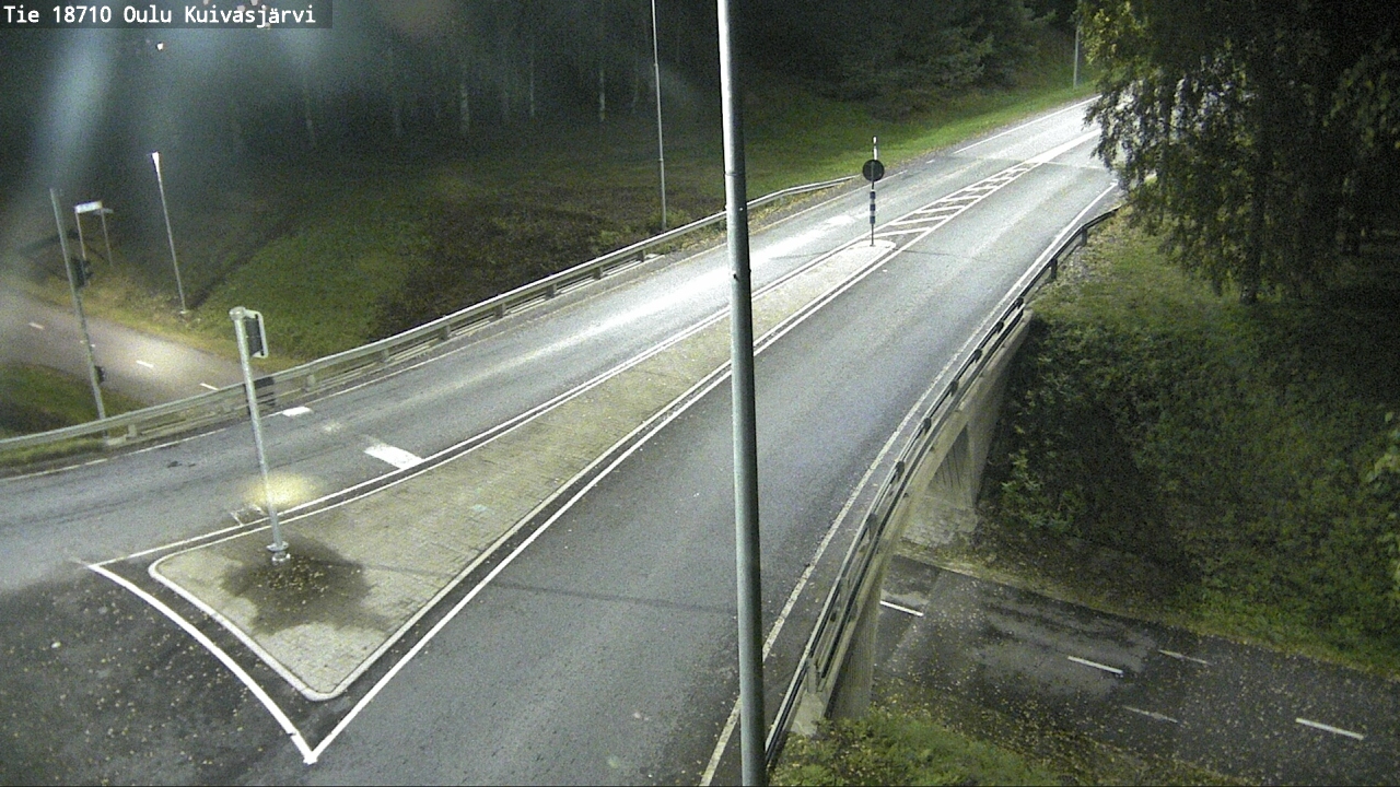 Weather Camera Image väg 18710 Oulu Kuivasjärvi, Oulu, Pohjois-Pohjanmaa