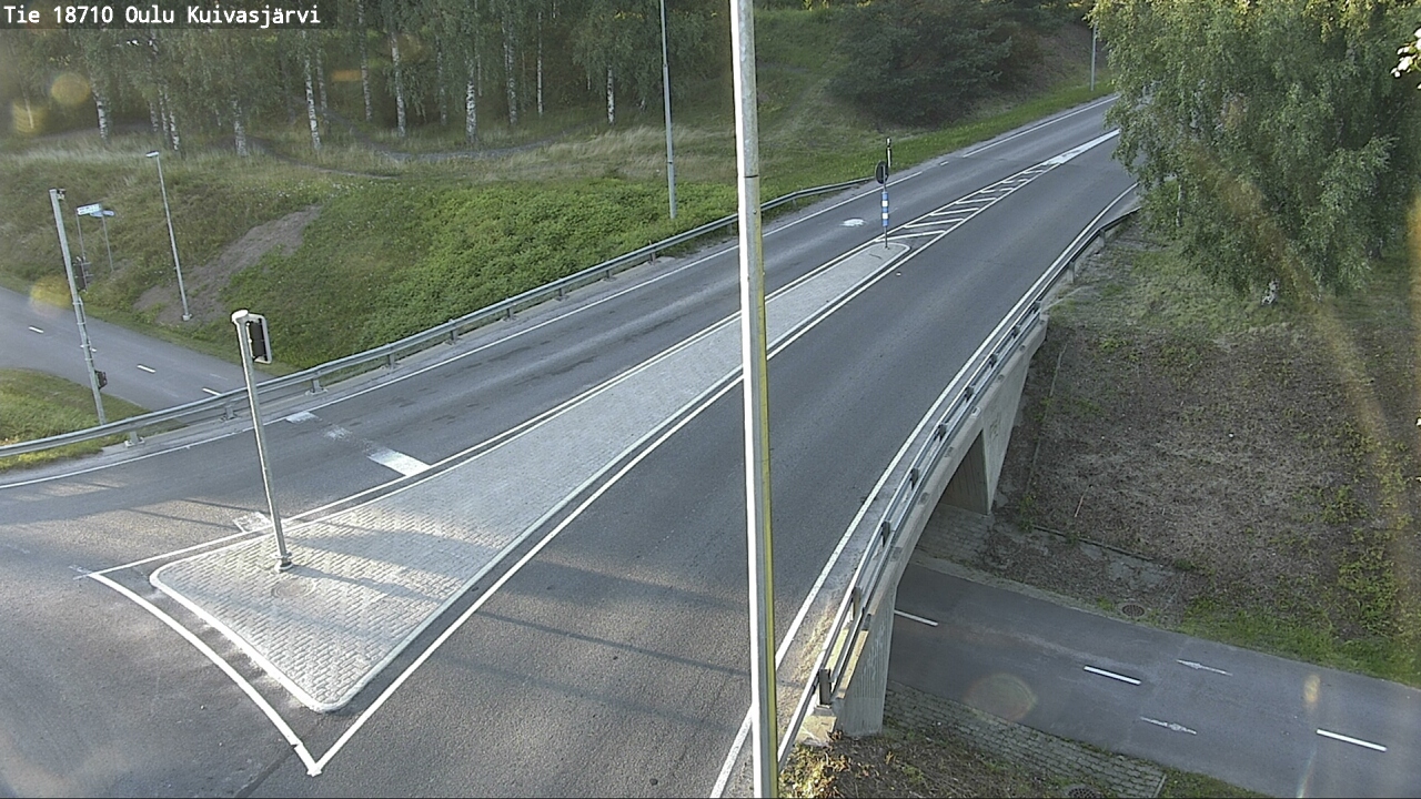 Weather Camera Image road 18710 Oulu Kuivasjärvi, Oulu, Pohjois-Pohjanmaa