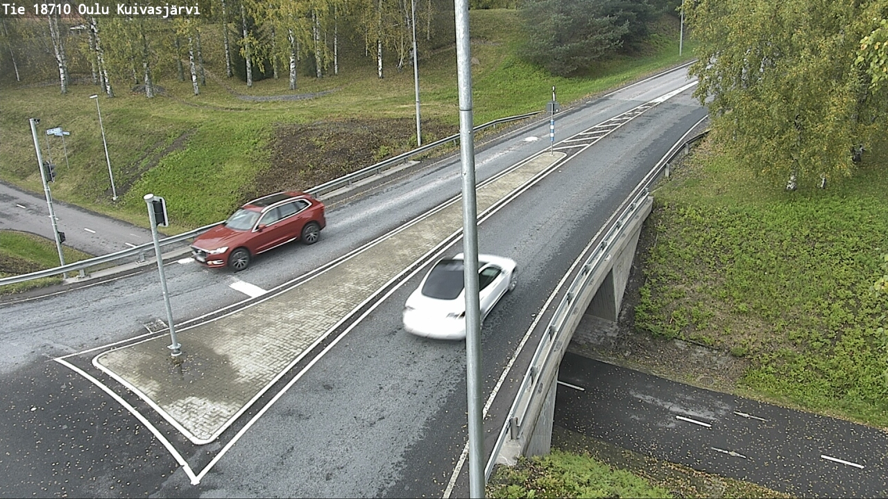 Weather Camera Image väg 18710 Oulu Kuivasjärvi, Oulu, Pohjois-Pohjanmaa