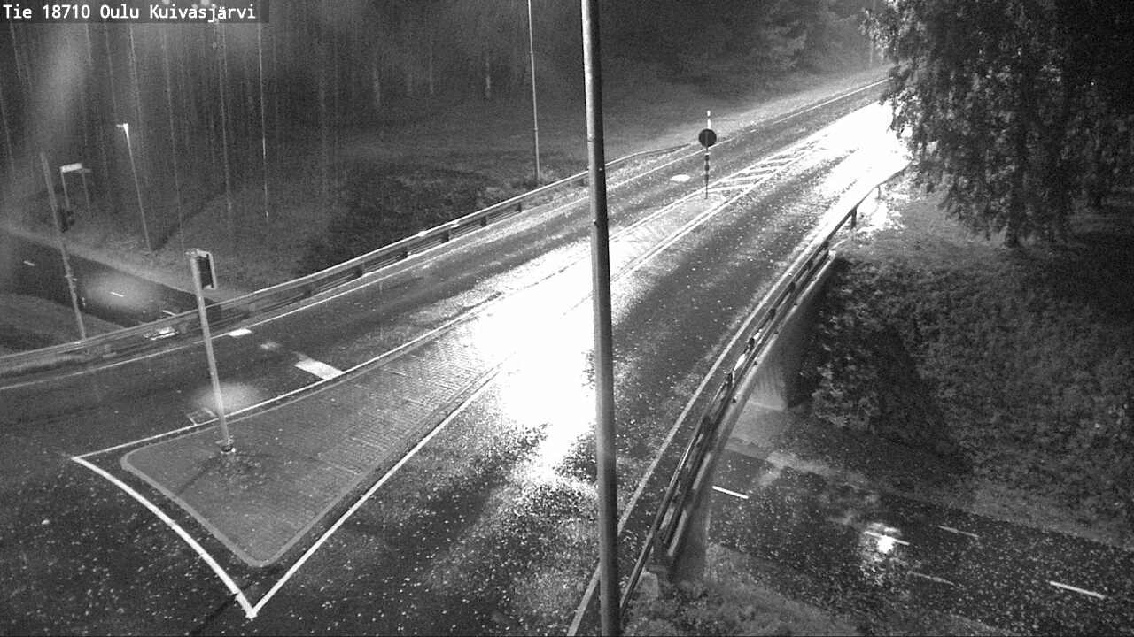Weather Camera Image väg 18710 Oulu Kuivasjärvi, Oulu, Pohjois-Pohjanmaa