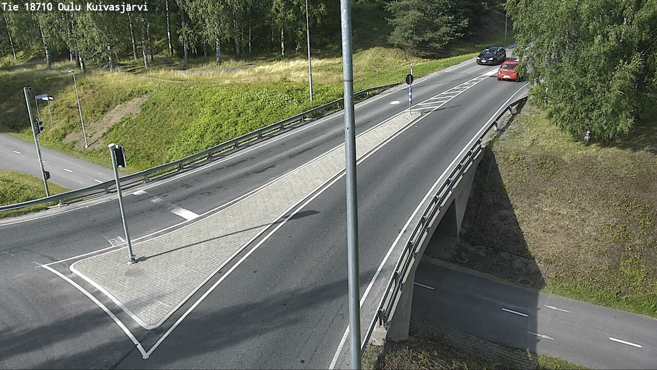 Weather Camera Image road 18710 Oulu Kuivasjärvi, Oulu, Pohjois-Pohjanmaa