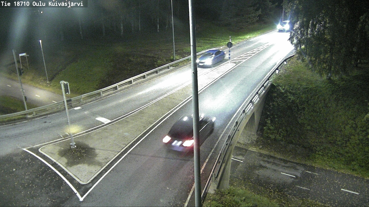 Weather Camera Image väg 18710 Oulu Kuivasjärvi, Oulu, Pohjois-Pohjanmaa