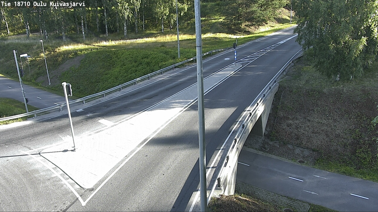 Weather Camera Image road 18710 Oulu Kuivasjärvi, Oulu, Pohjois-Pohjanmaa