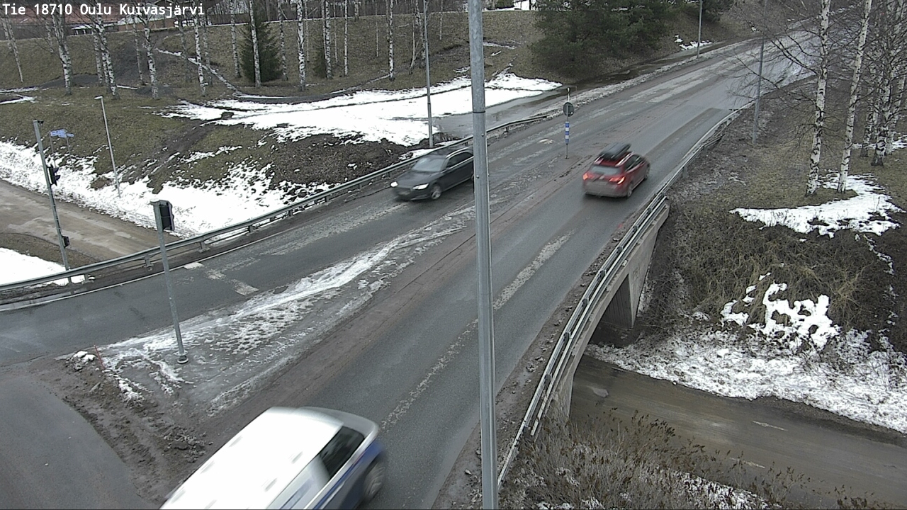 Weather Camera Image road 18710 Oulu Kuivasjärvi, Oulu, Pohjois-Pohjanmaa