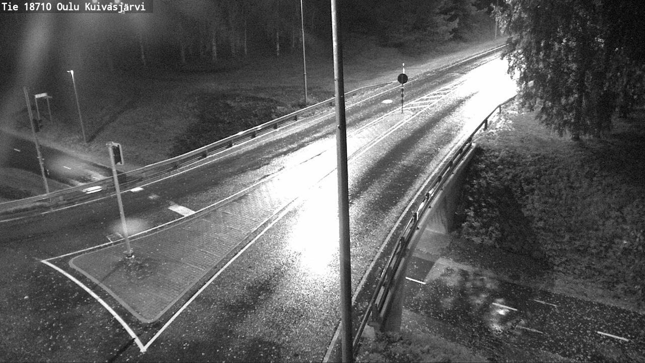 Weather Camera Image väg 18710 Oulu Kuivasjärvi, Oulu, Pohjois-Pohjanmaa