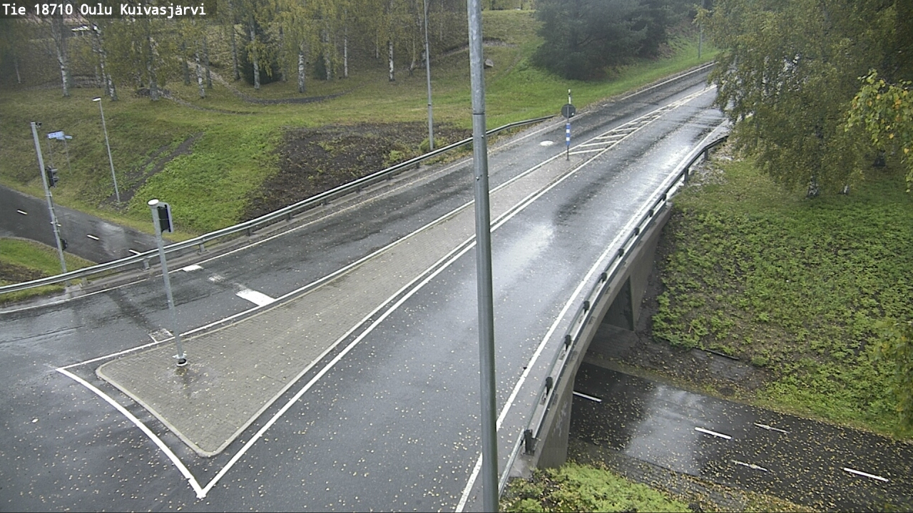 Weather Camera Image väg 18710 Oulu Kuivasjärvi, Oulu, Pohjois-Pohjanmaa