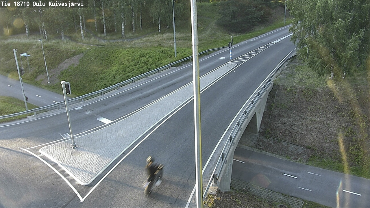 Weather Camera Image road 18710 Oulu Kuivasjärvi, Oulu, Pohjois-Pohjanmaa