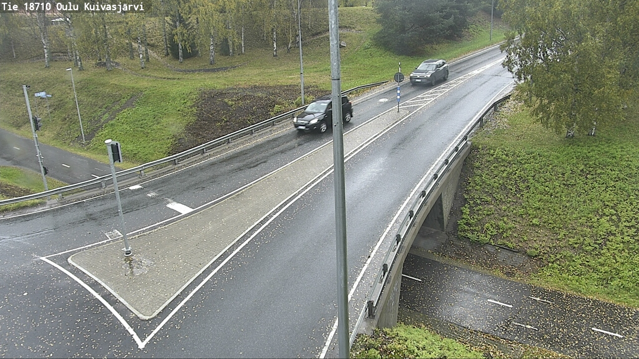 Weather Camera Image road 18710 Oulu Kuivasjärvi, Oulu, Pohjois-Pohjanmaa