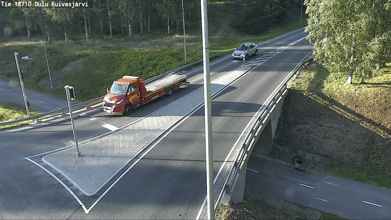 Weather Camera Image road 18710 Oulu Kuivasjärvi, Oulu, Pohjois-Pohjanmaa