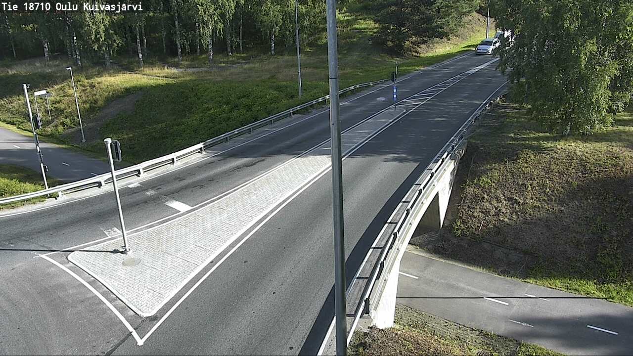Weather Camera Image road 18710 Oulu Kuivasjärvi, Oulu, Pohjois-Pohjanmaa