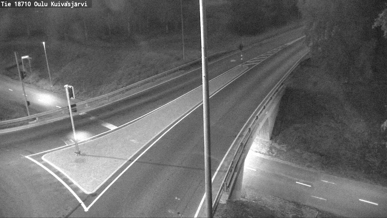 Weather Camera Image road 18710 Oulu Kuivasjärvi, Oulu, Pohjois-Pohjanmaa
