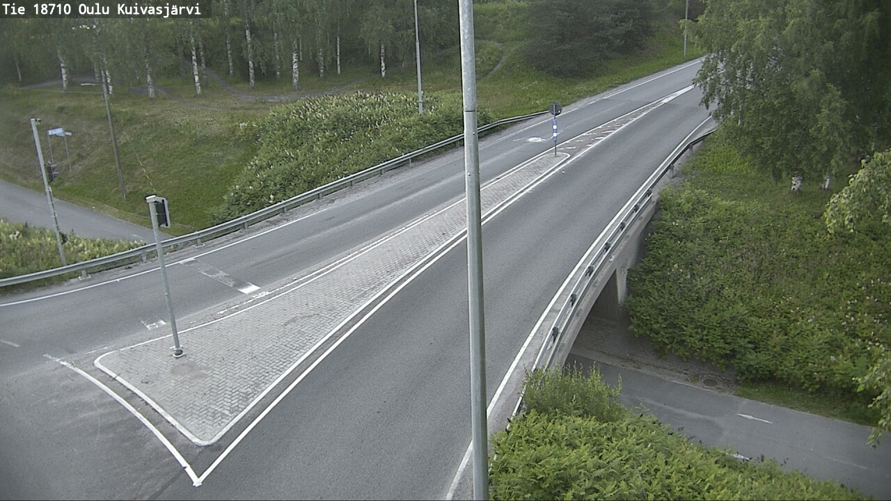 Weather Camera Image road 18710 Oulu Kuivasjärvi, Oulu, Pohjois-Pohjanmaa