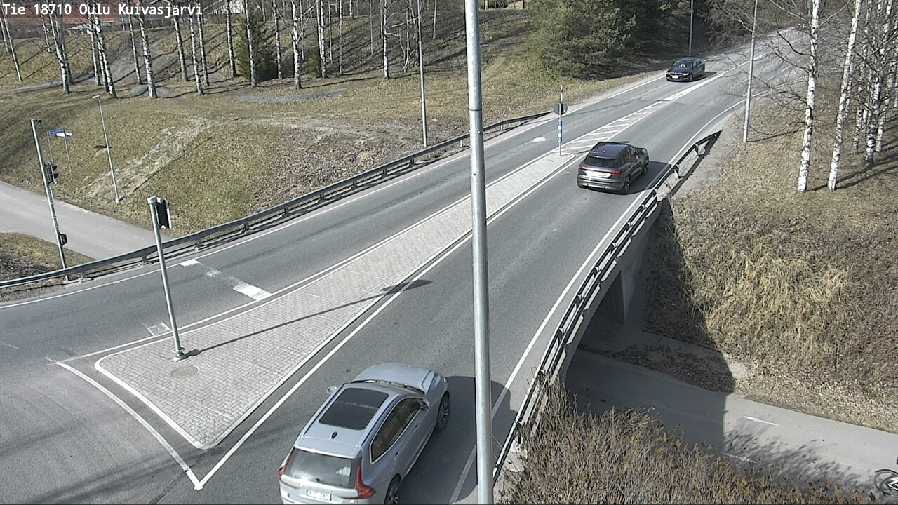 Weather Camera Image väg 18710 Oulu Kuivasjärvi, Oulu, Pohjois-Pohjanmaa