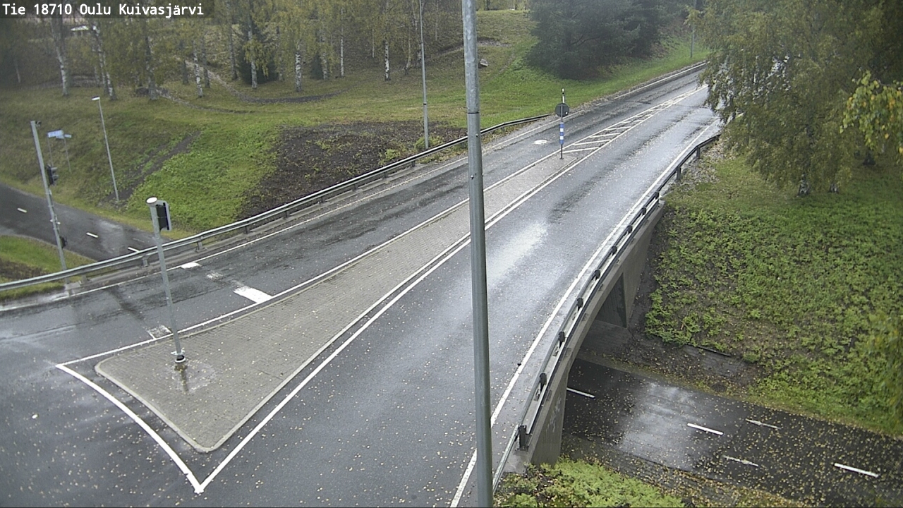 Weather Camera Image väg 18710 Oulu Kuivasjärvi, Oulu, Pohjois-Pohjanmaa