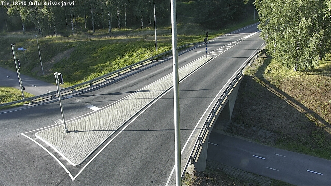 Weather Camera Image road 18710 Oulu Kuivasjärvi, Oulu, Pohjois-Pohjanmaa