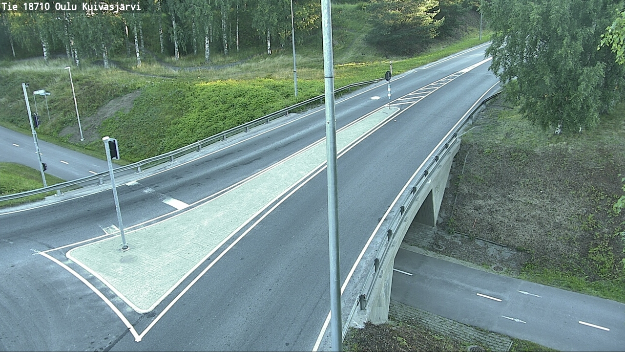 Weather Camera Image road 18710 Oulu Kuivasjärvi, Oulu, Pohjois-Pohjanmaa