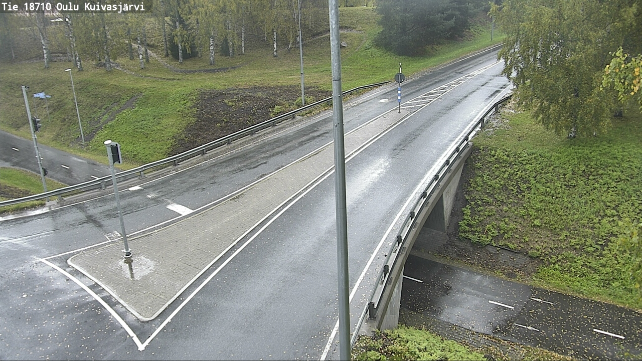 Weather Camera Image väg 18710 Oulu Kuivasjärvi, Oulu, Pohjois-Pohjanmaa