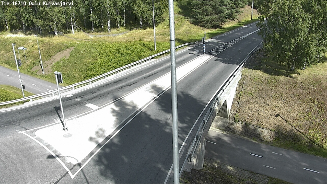 Weather Camera Image road 18710 Oulu Kuivasjärvi, Oulu, Pohjois-Pohjanmaa