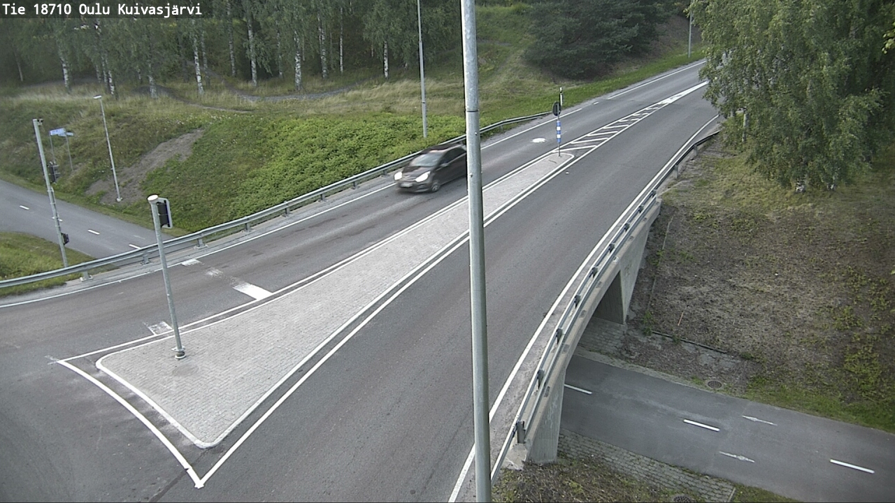 Weather Camera Image road 18710 Oulu Kuivasjärvi, Oulu, Pohjois-Pohjanmaa