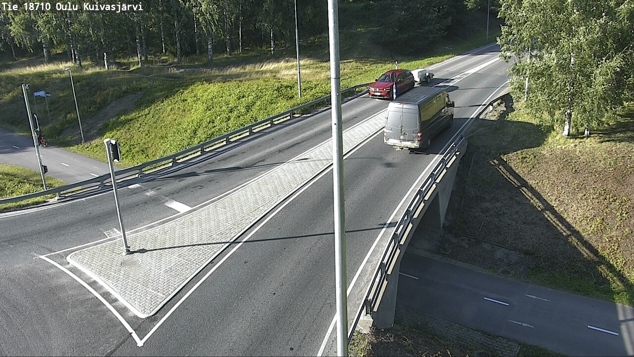 Weather Camera Image road 18710 Oulu Kuivasjärvi, Oulu, Pohjois-Pohjanmaa