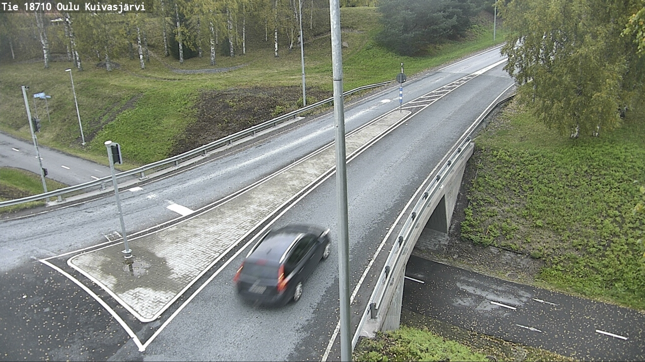 Weather Camera Image väg 18710 Oulu Kuivasjärvi, Oulu, Pohjois-Pohjanmaa