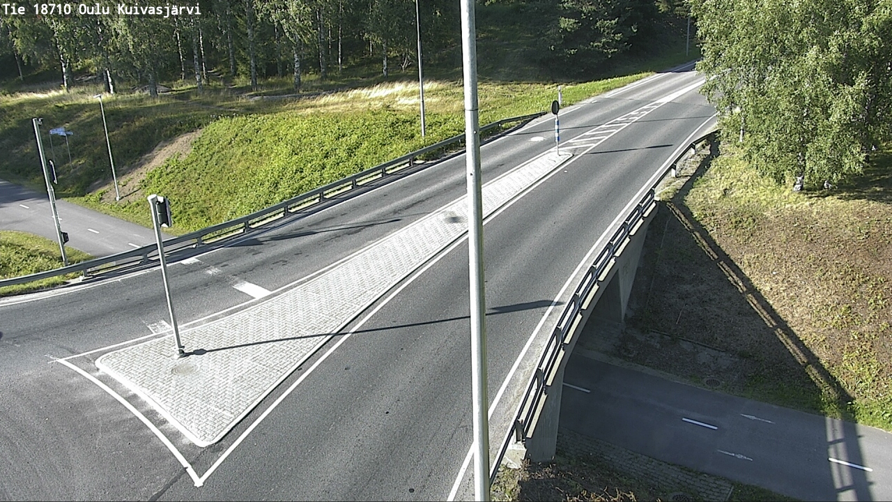 Weather Camera Image road 18710 Oulu Kuivasjärvi, Oulu, Pohjois-Pohjanmaa